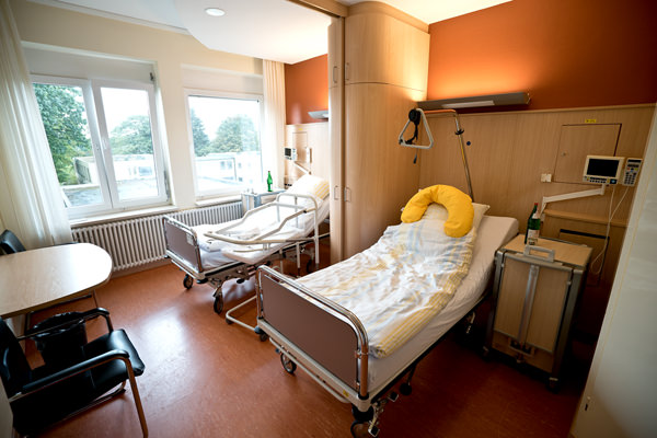 Räume der Hebammengemeinschaft am Klinikum in Halle Westfalen.